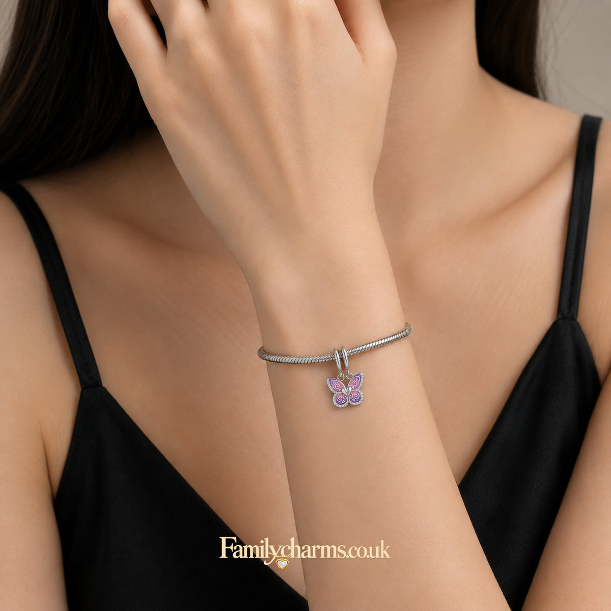Always my Sister Forever my Friend Sterling Silver Charm Hallmarked S925 for Charm Bracelet and Necklace