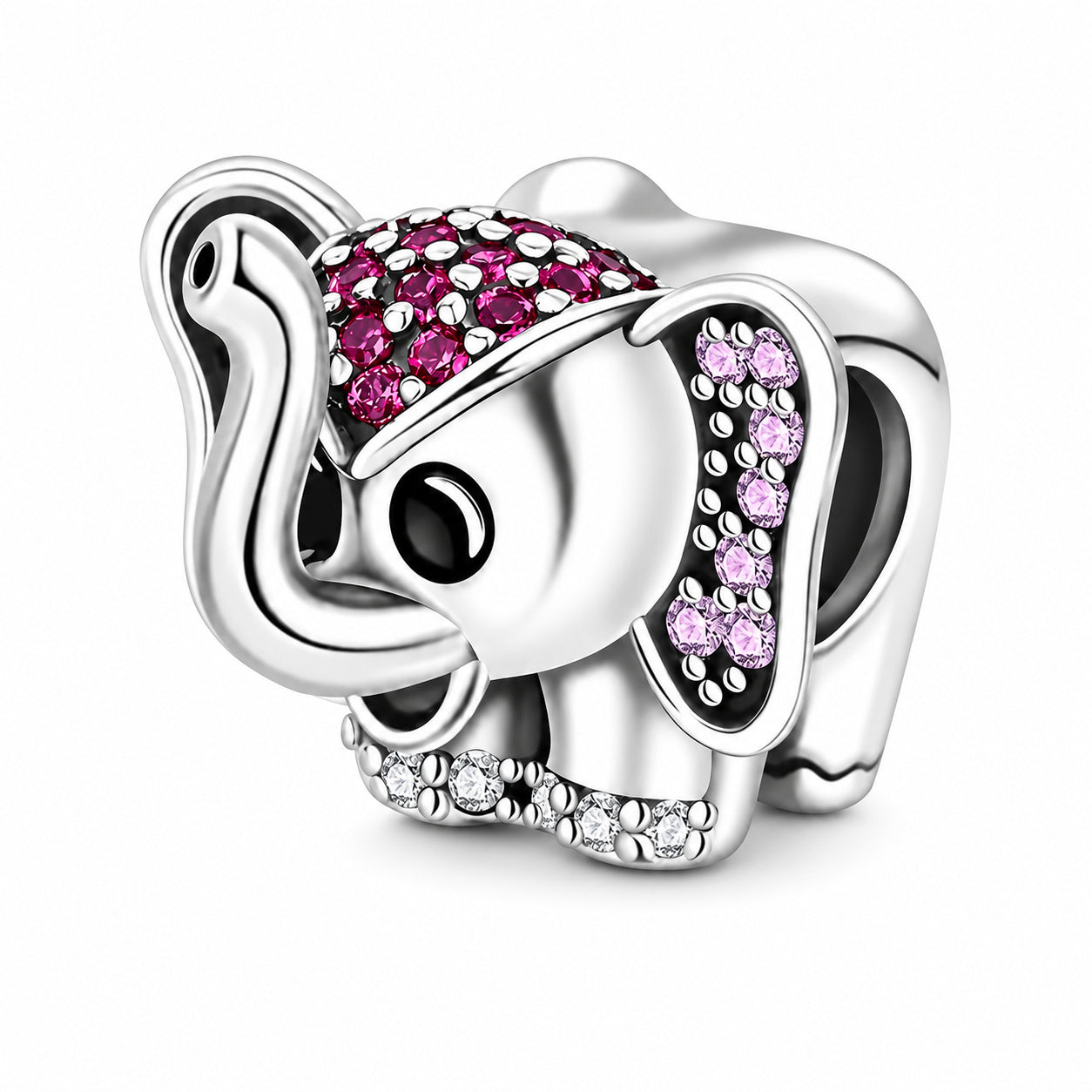 Cute Baby Elephant Charm Hallmarked S925 for Charm Bracelet and Necklace