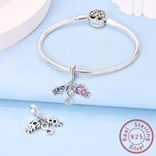 Eternal Love Boy Girl Forever Infinity Charm for Bracelet, S925 Sterling Silver