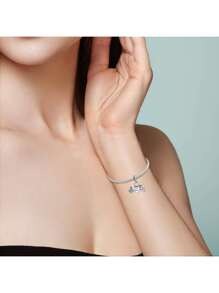 Soul Sisters Pendant Charm for Bracelet, S925 Sterling Silver
