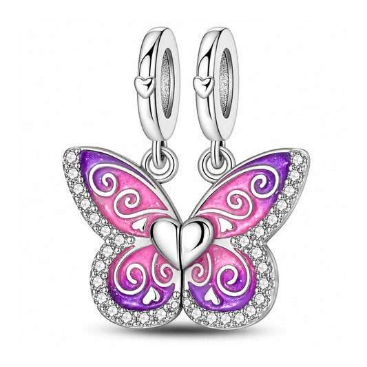 Always my Sister Forever my Friend Sterling Silver Charm Hallmarked S925 for Charm Bracelet and Necklace