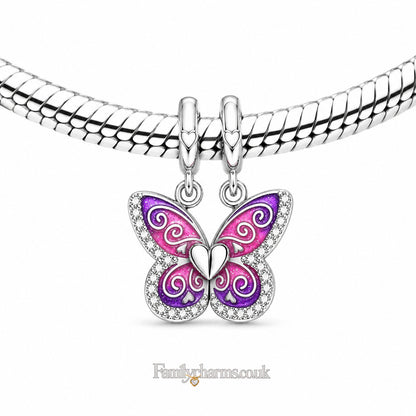 Always my Sister Forever my Friend Sterling Silver Charm Hallmarked S925 for Charm Bracelet and Necklace