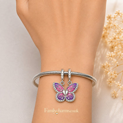Always my Sister Forever my Friend Sterling Silver Charm Hallmarked S925 for Charm Bracelet and Necklace
