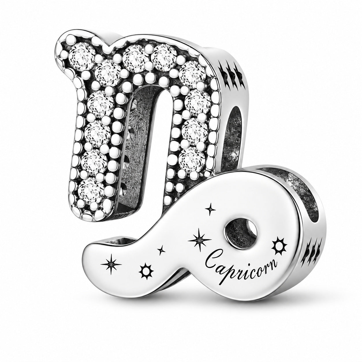 Zodiac Sign Sterling Silver Charm Hallmarked S925 for Charm Bracelet and Necklace