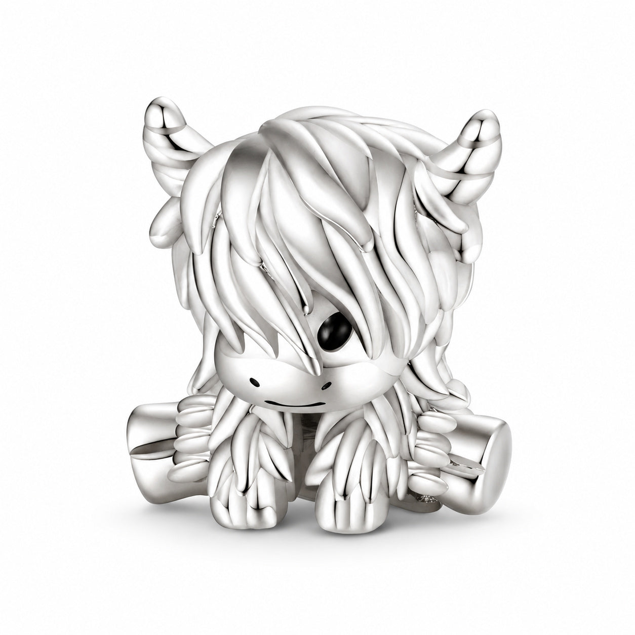 Highland Cow Charm Hallmarked S925 for Charm Bracelet and Necklace