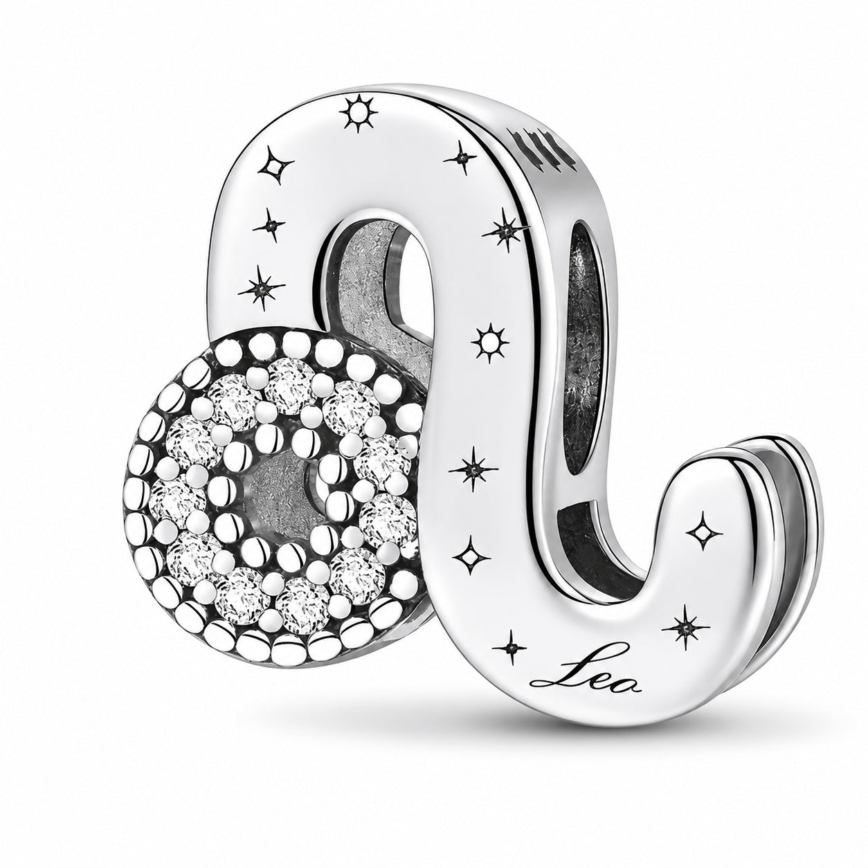 Zodiac Sign Sterling Silver Charm Hallmarked S925 for Charm Bracelet and Necklace