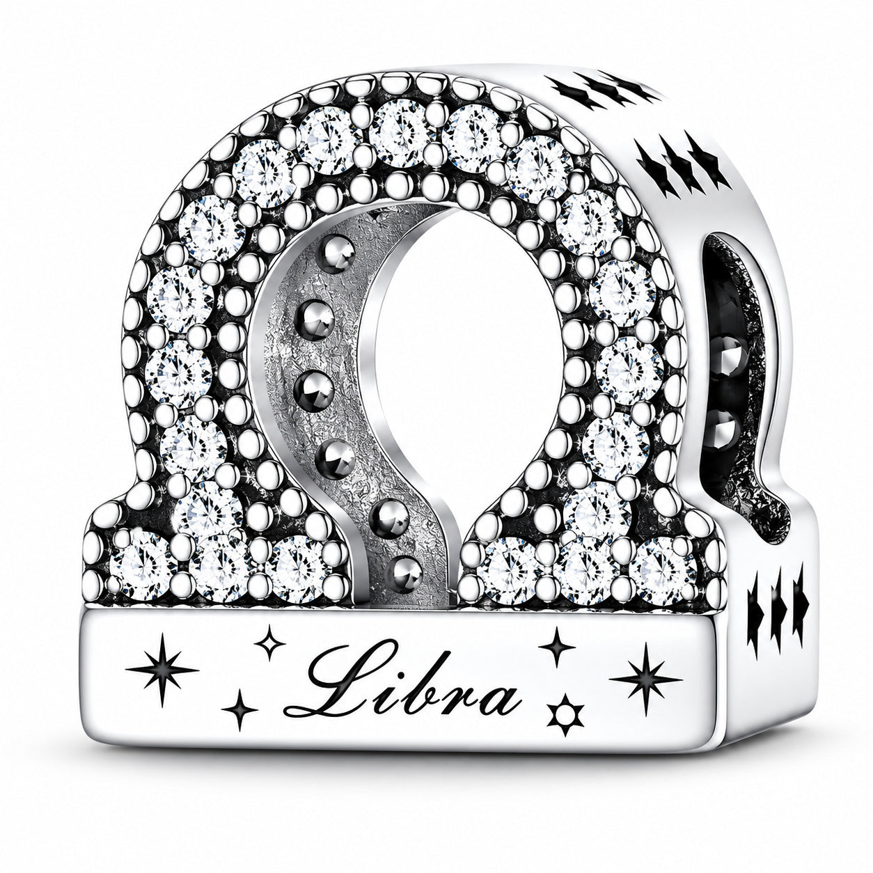 Zodiac Sign Sterling Silver Charm Hallmarked S925 for Charm Bracelet and Necklace