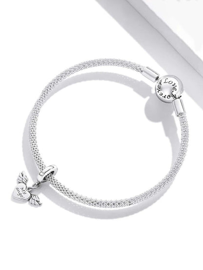My Angel Pendant Sterling Silver Charm Hallmarked S925 for Charm Bracelet and Necklace
