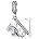 Classic Alphabet Letters A to Z Sterling Silver Dangle Charm Hallmarked S925 for Charm Bracelet and Necklace