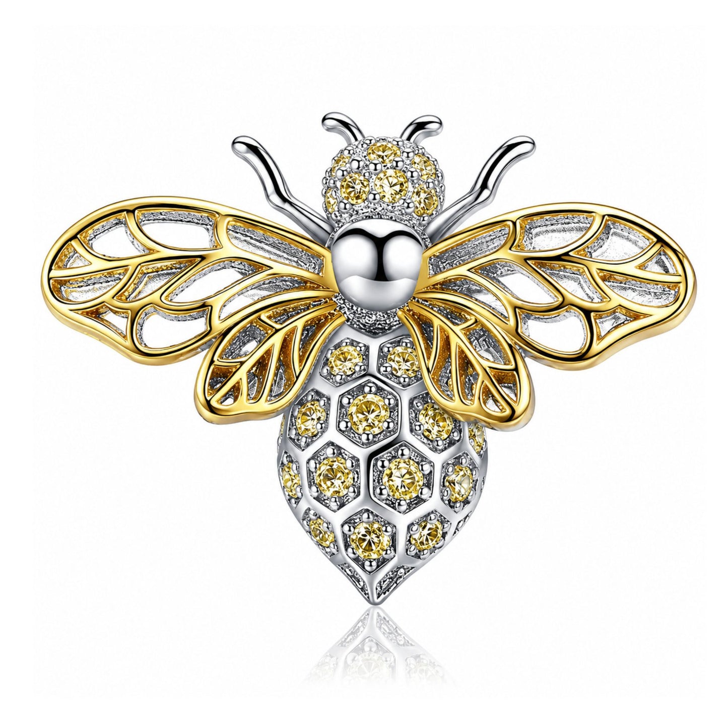 Queen Bee Sterling Silver Charm Hallmarked S925 for Charm Bracelet and Necklace