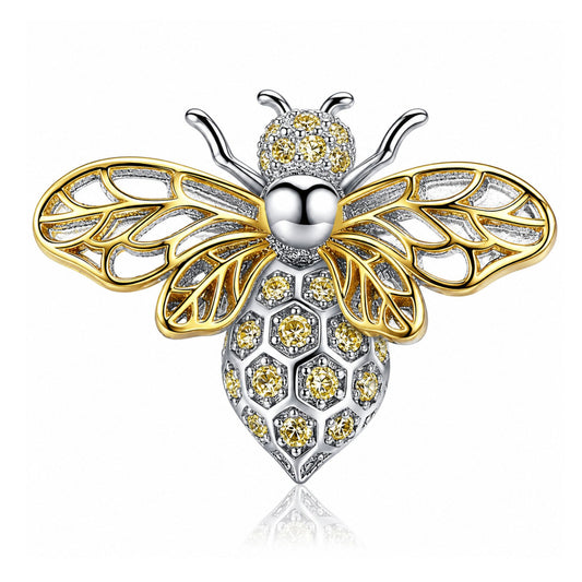 Queen Bee Sterling Silver Charm Hallmarked S925 for Charm Bracelet and Necklace