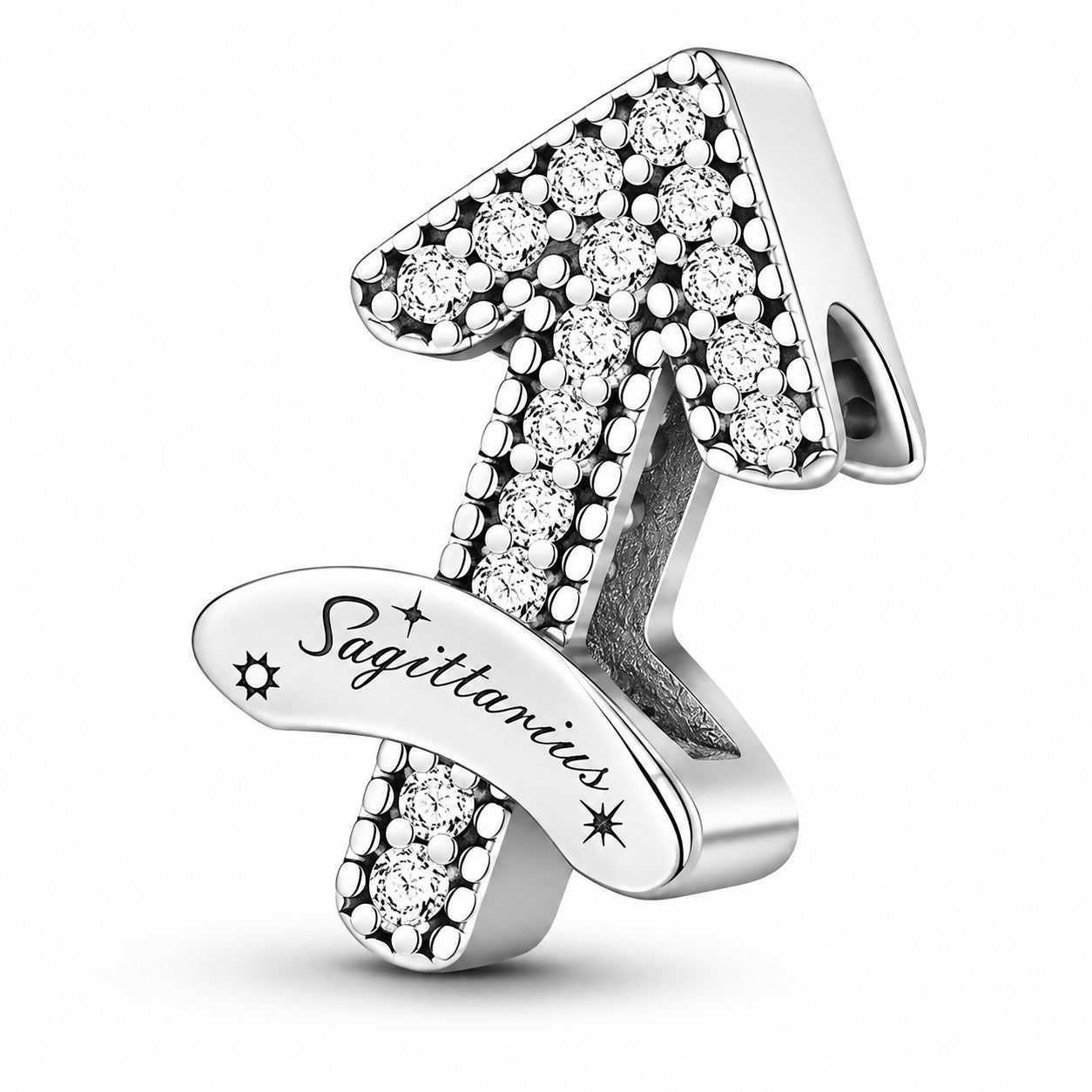 Zodiac Sign Sterling Silver Charm Hallmarked S925 for Charm Bracelet and Necklace