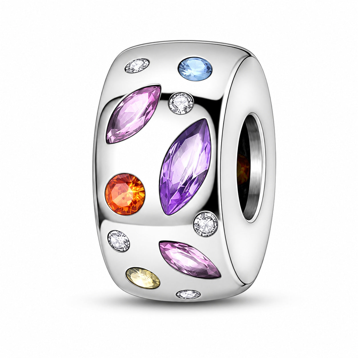 You Are Gem Clip Charm Hallmarked S925 for Charm Bracelet and Necklace