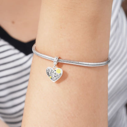 You Are My Sunshine Sterling Silver Charm Hallmarked S925 for Charm Bracelet and Necklace